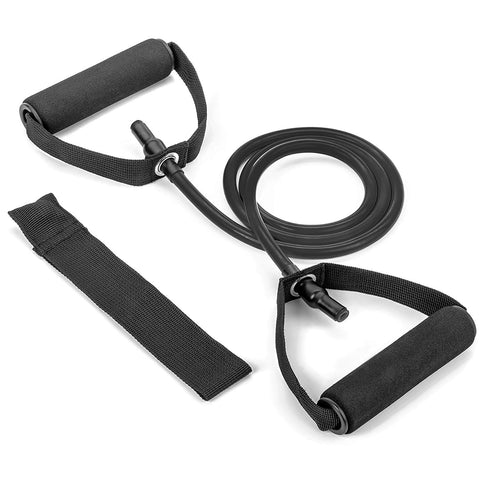 3pc Single Resistance Band - Black 35LBS - Tribe Fitness